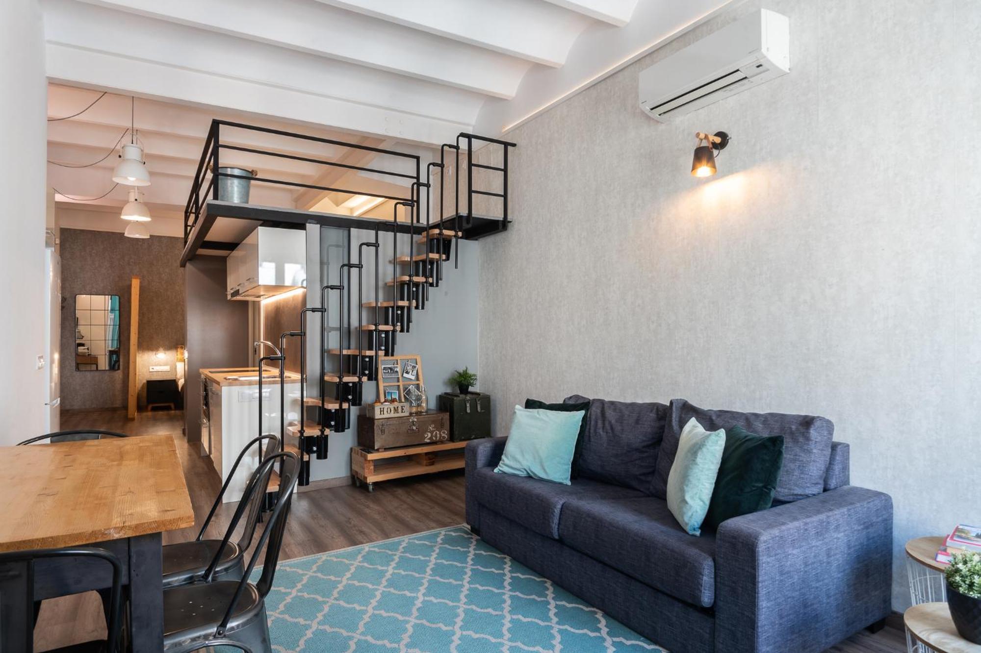 Beautiful Renovated Loft Minutes From The Beach Барселона Екстериор снимка